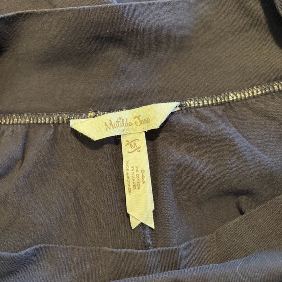 Matilda Jane Black Ruffle-Hem Knit Pants - Picture 6 of 11